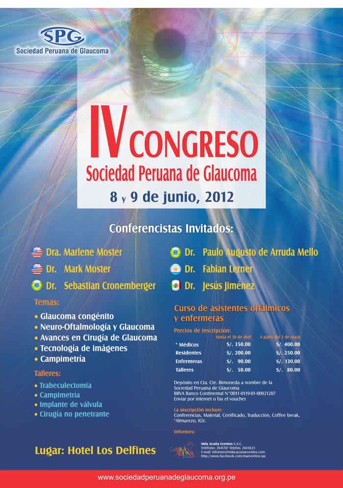 IV Congreso Sociedad Peruana de Glaucoma