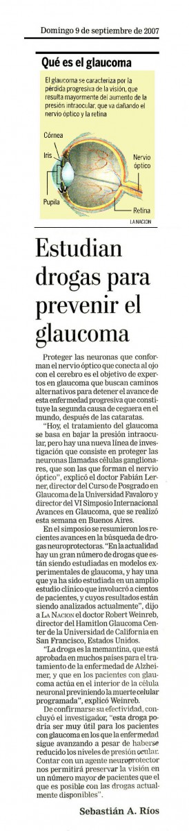 Estudian drogas para prevenir el glaucoma